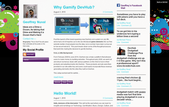 Geoffrey Nuval on the Web